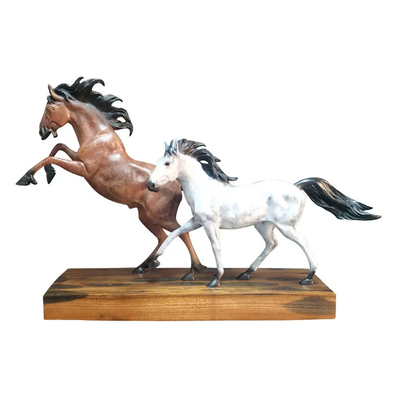 European ornaments, home accessories, housewarming, opening gifts, new jewelry, cast copper steed