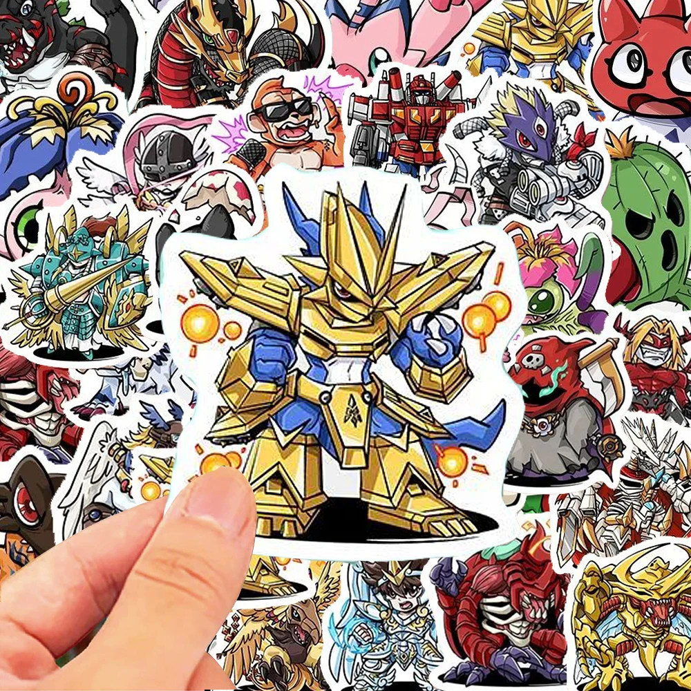 10/30/50pcs Anime Digimon Adventure Stickers Cool Cartoon Animation Decals DIY Luggage Stationery Waterproof Sticker Classic Toy