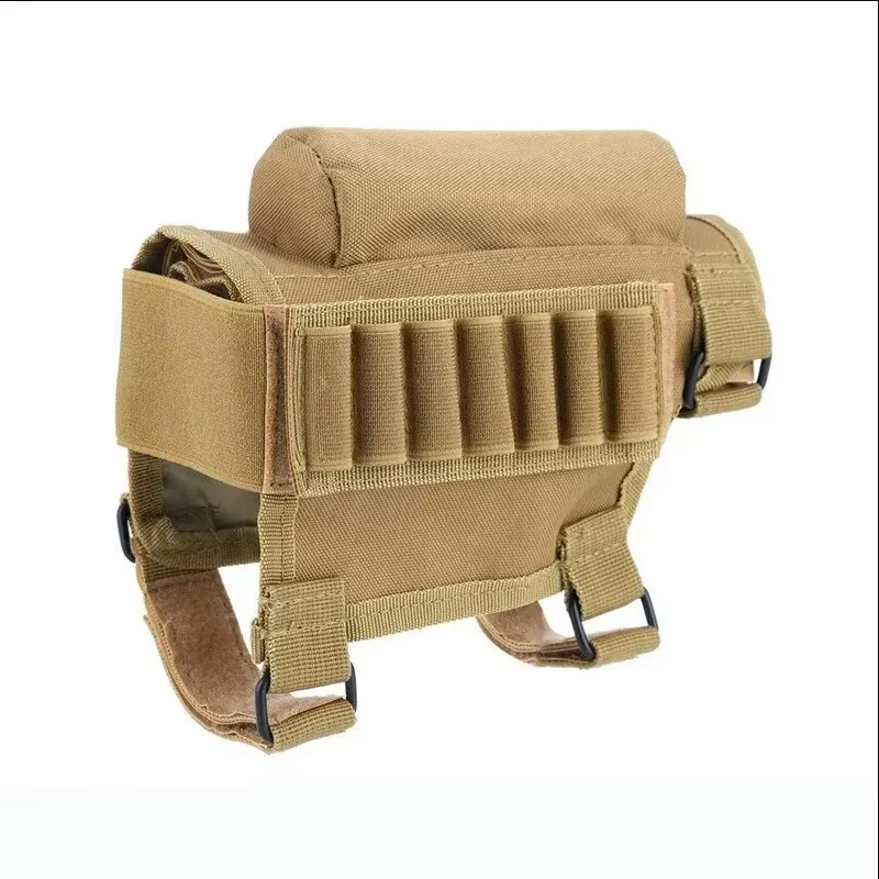 

Rifle Stock Butt Bag Tactical Pouches Multifunctional Magazine Pouch for Ammo Storage Reload Suppressor Shotgun Shell Holder