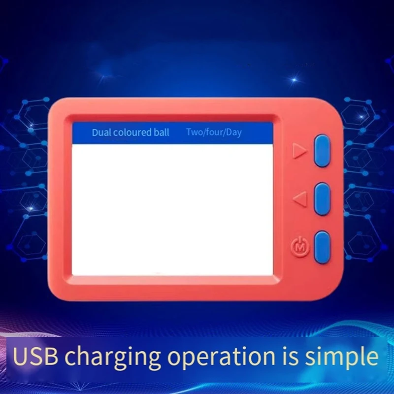 

Lottery Machine Selection Double Colorful Ball Number Selector Big Lottery Machine Lottery Color 8 Lottery Machine,Red-BCBW