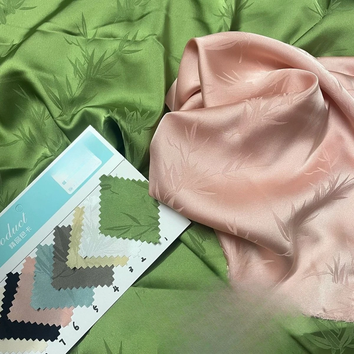 

Matte Soft Ice-silk Textured Jacquard Fabric Suitable for Wedding Dresses Formal Gowns and Designer Clothing Materials