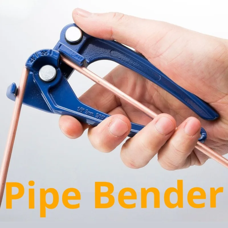 3-in-1 Metal Manual Tube Bender Professional Handheld Pipe Bending Tool Multifunctional Automotive Repair Installation Tool