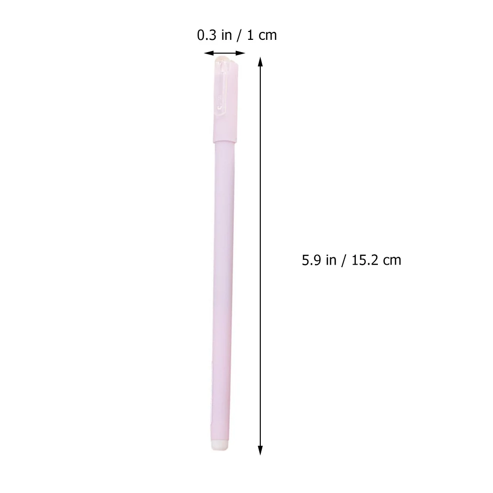 

10 Pcs Candy Colored Water-based Pen Pastel Black Gel Roller Student Simple Ink Cute