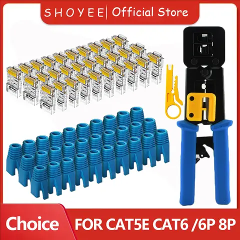 RJ45 크림퍼 핸드 네트워크 툴 플라이어 cat5 cat6 8p8c 케이블 스트리퍼 프레스 클램프 집게 클립 다기능