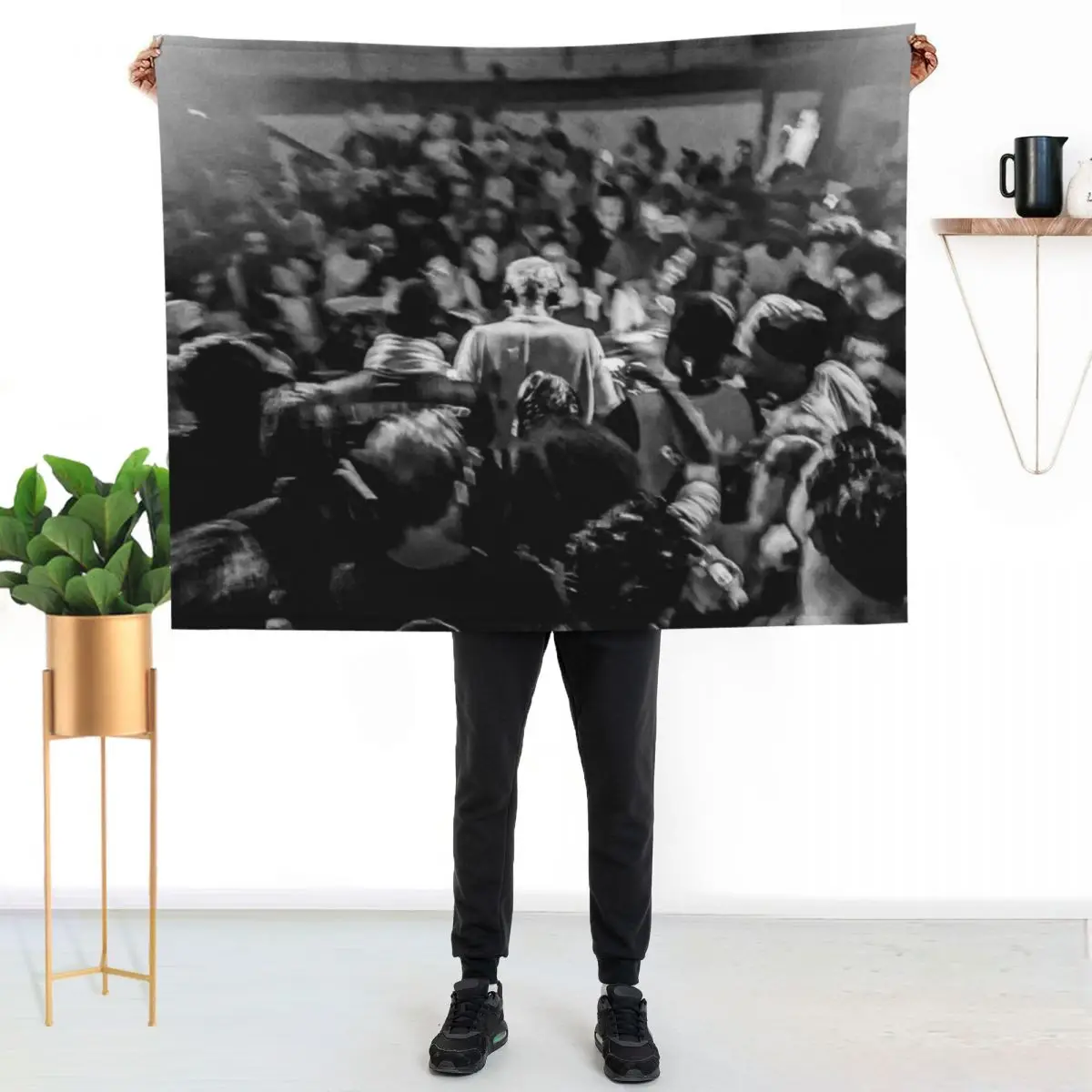 Fred Again Throw Blanket warm for winter Shaggy Flannel valentine gift ideas Flannel Fabric Bed Fashionable Blankets