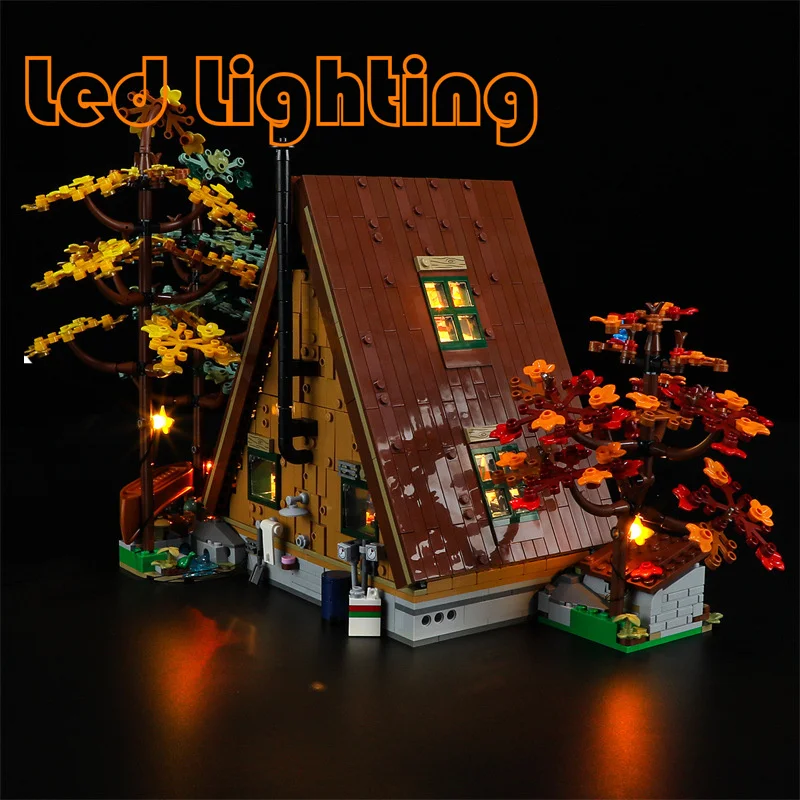 Lighting Set For 21338 A-Frame Cabin Ideas Creator Not Include Building Blocks (Only Led Light Kit)