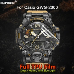 For Casio GWG-2000 Smart Watch HD Clear / Matte / Anti Blue Light Soft TPU Hydrogel Film Screen Protector -Not Tempered Glass