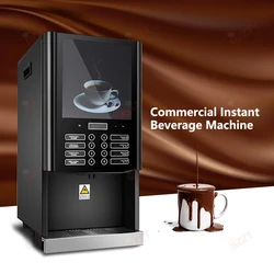 GZZT máquina expendedora comercial de bebidas instantáneas, cafetera con Espresso Latte, capuchino, Mocha, Chocolate caliente Americano