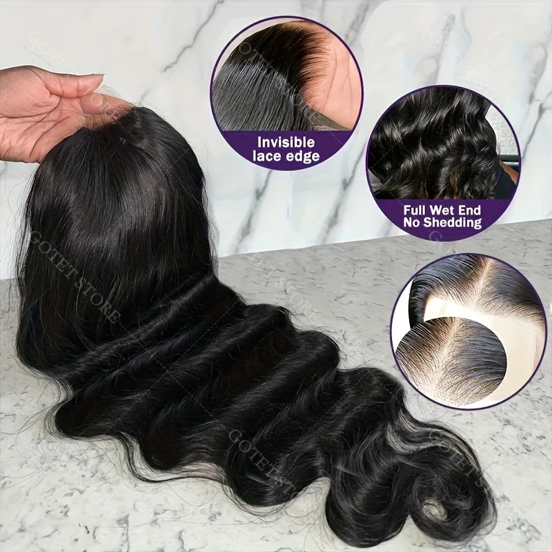 

200 Density Body Wave 5x5 Hd Lace Frontal Wig Human Hair 13x4 Hd Pre Plucked Lace Wigs For Women 360 Full Lace Front Hair Wigs