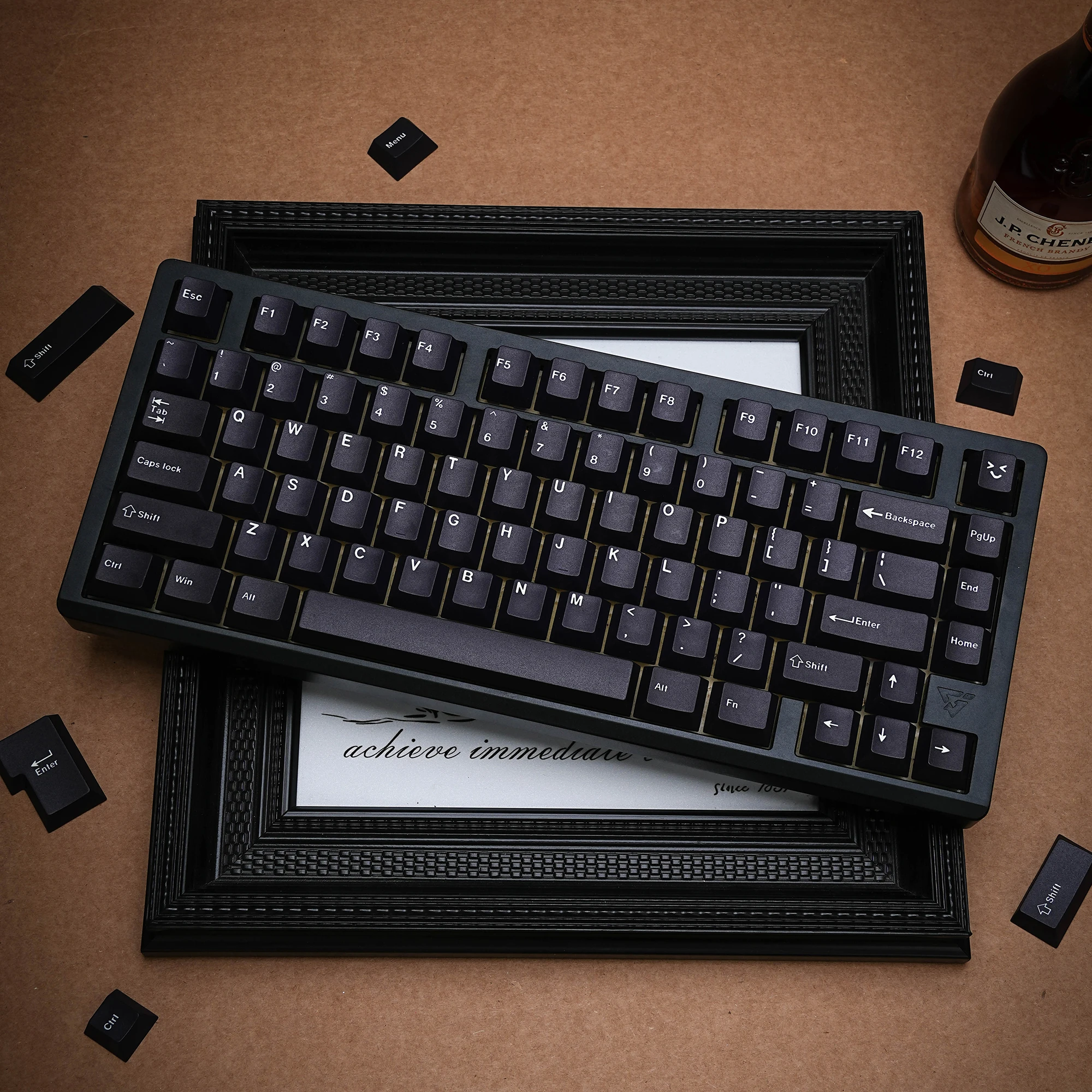 

Клавиши GMK WOB с сублимационной печатью, немецкие, корейские, испанские, арабские, французские, русские, ABNT-2, большой набор, 143 клавиши для механической клавиатуры