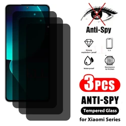 1-4Pcs Privacy Screen Protector for Xiaomi 14 13 12 11 Lite Redmi 13C 12C 10C 9A 9C Mi 13T 12T 11T 10T Poco F3 F4 X5 X4 X3Pro M5