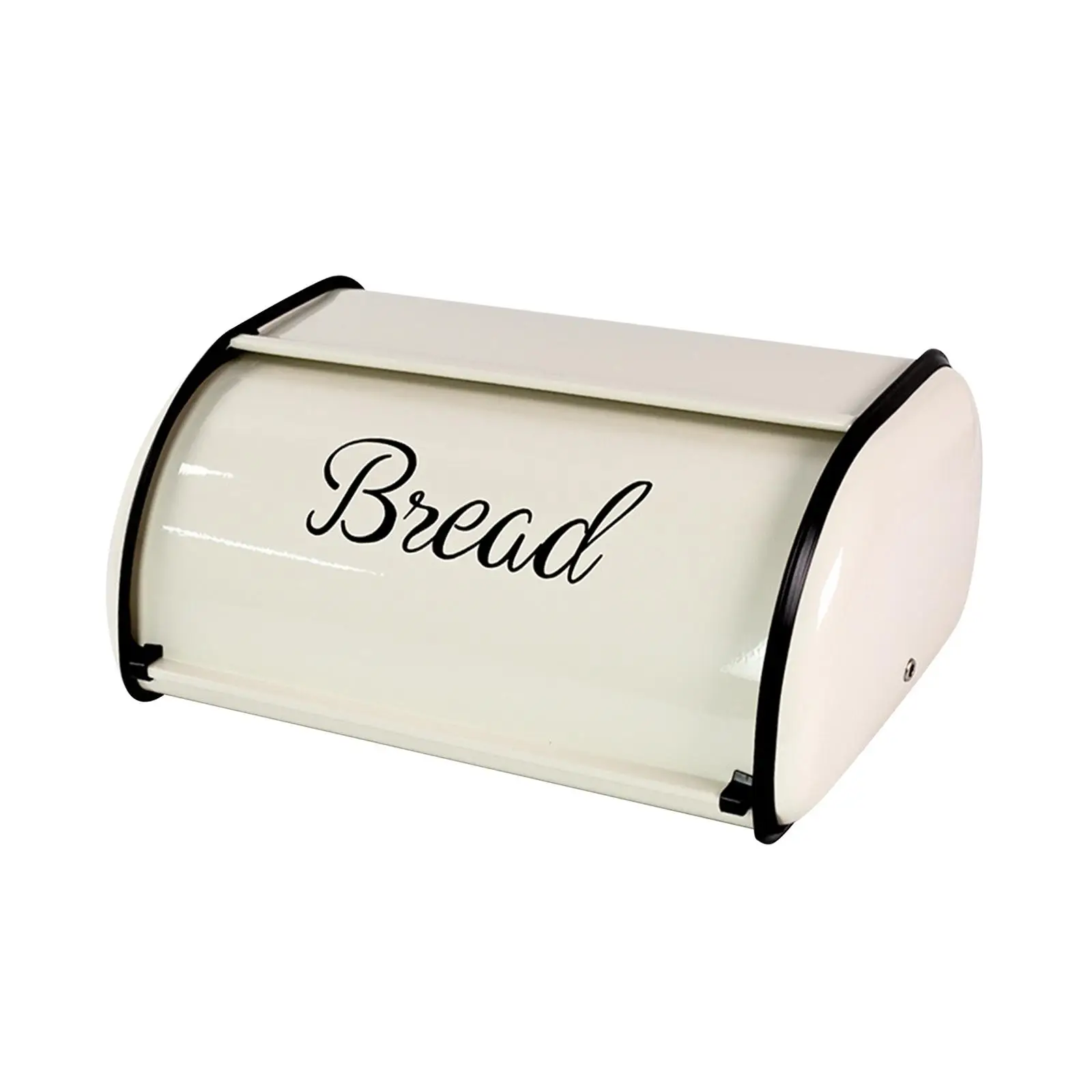 Roll Top Bread Bin Multipurpose Rustic Bread Box for Entrance Bakery