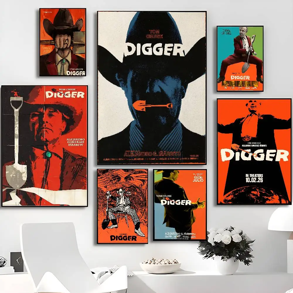 Movie Digger 2026 Comedy Good Quality Prints And Posters Vintage Room Home Bar Cafe Decor Aesthetic Art Wall Painting