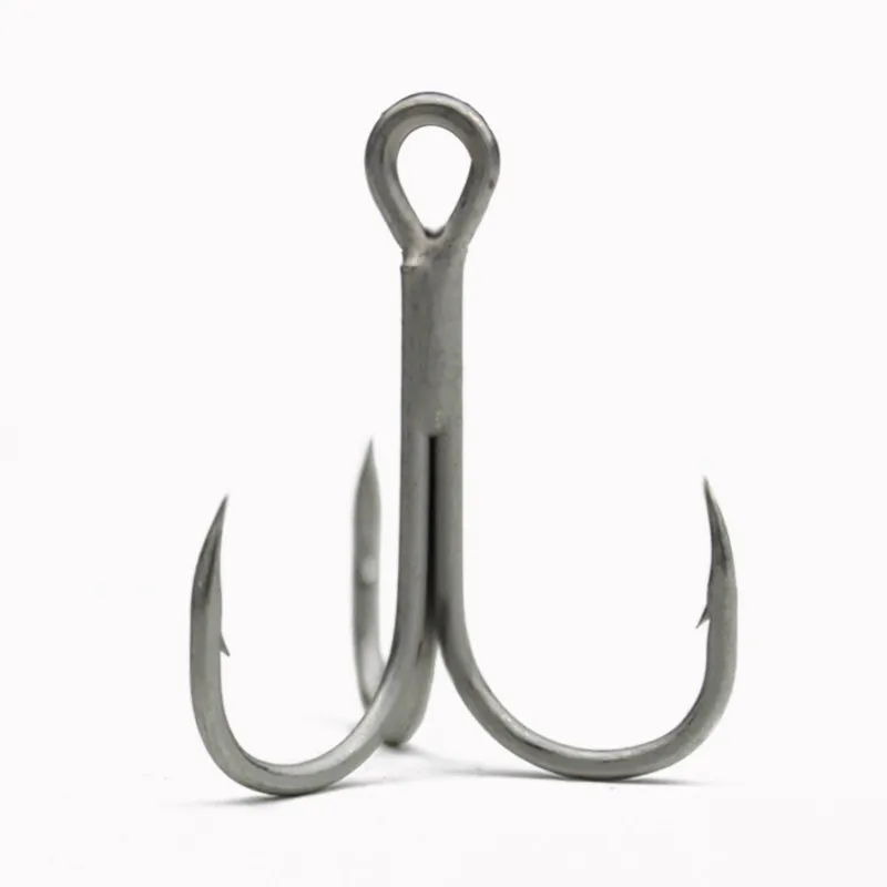 

Carbon Steel Blood Groove Treble Hooks Bright Tin Plated Eagle Beak Jig Lure Hooks Large Silver Anchor Hooks Carp Fishing Tackle