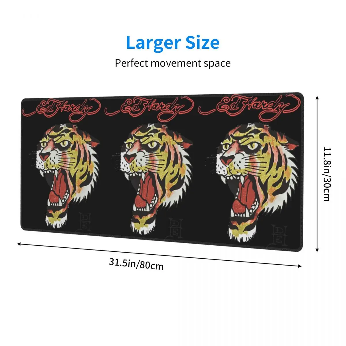 The First Incarnation Of Tattoo Ed Hardy Large Mouse Pad Computer Keyboard Mouse Mat Gaming PC Laptop Desk Mat Table Mats