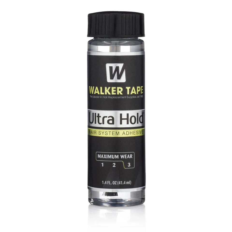 Клей для волос Ultra Hold Walker, клей для кружевного парика, 41 мл, клей для кружевного парика, водонепроницаемый мужской клей для парика, клей для волос для кружевного парика