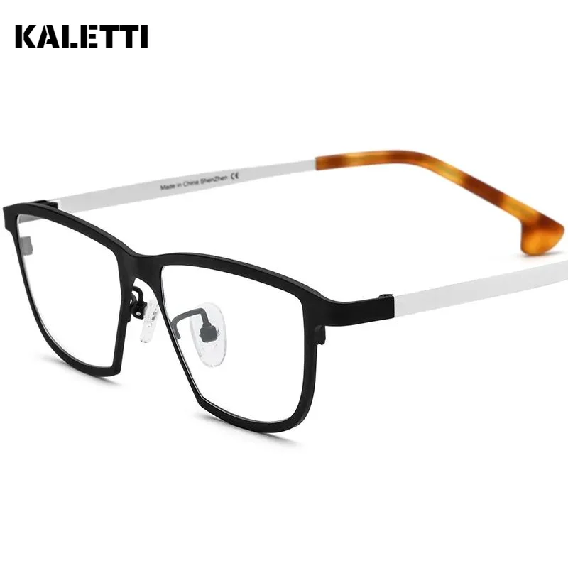 Ultra-light pure titanium myopia glasses frame men and women small frame retro polygonal glasses can be matched with degrees