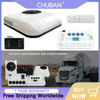 Energy-Saving Soft-Start 1.5 kW Rooftop Parking AC,12V/24V Dual-Voltage,45 dB Whisper Quiet,Wireless Remote Install Kit,Campers
