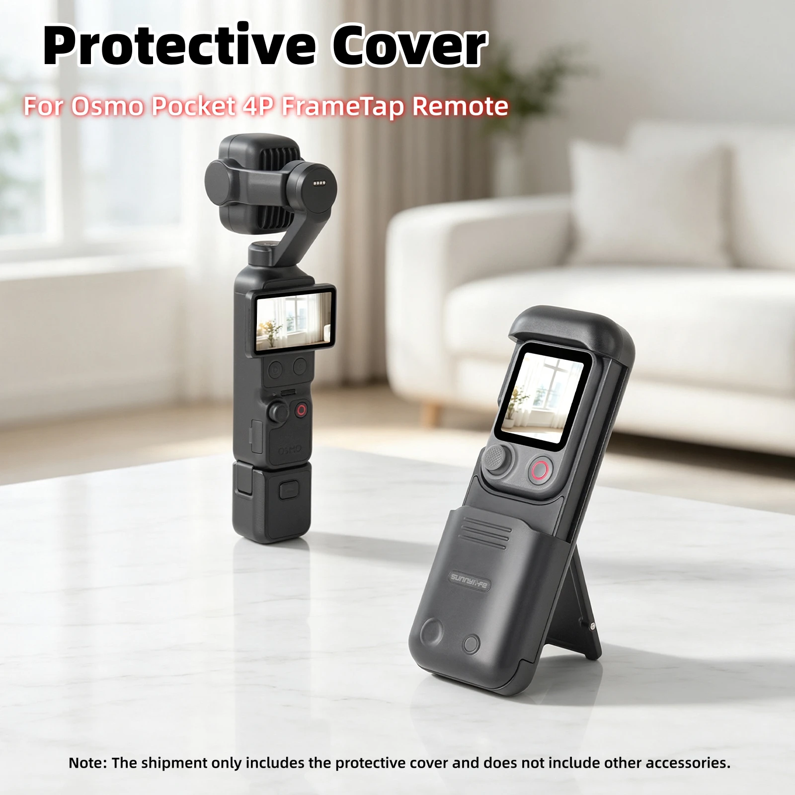Viewfinder Remote Control Slide Cover Storage Case for DJI Osmo Pocket 4P FrameTap Portable Protective Case Table Stand Bracket