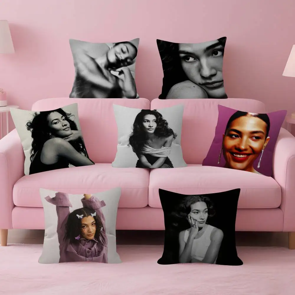 Singer Olivia Dean Kissenbezug im Farmhouse-Stil, Dekokissenbezüge für Couch-Dekorationen