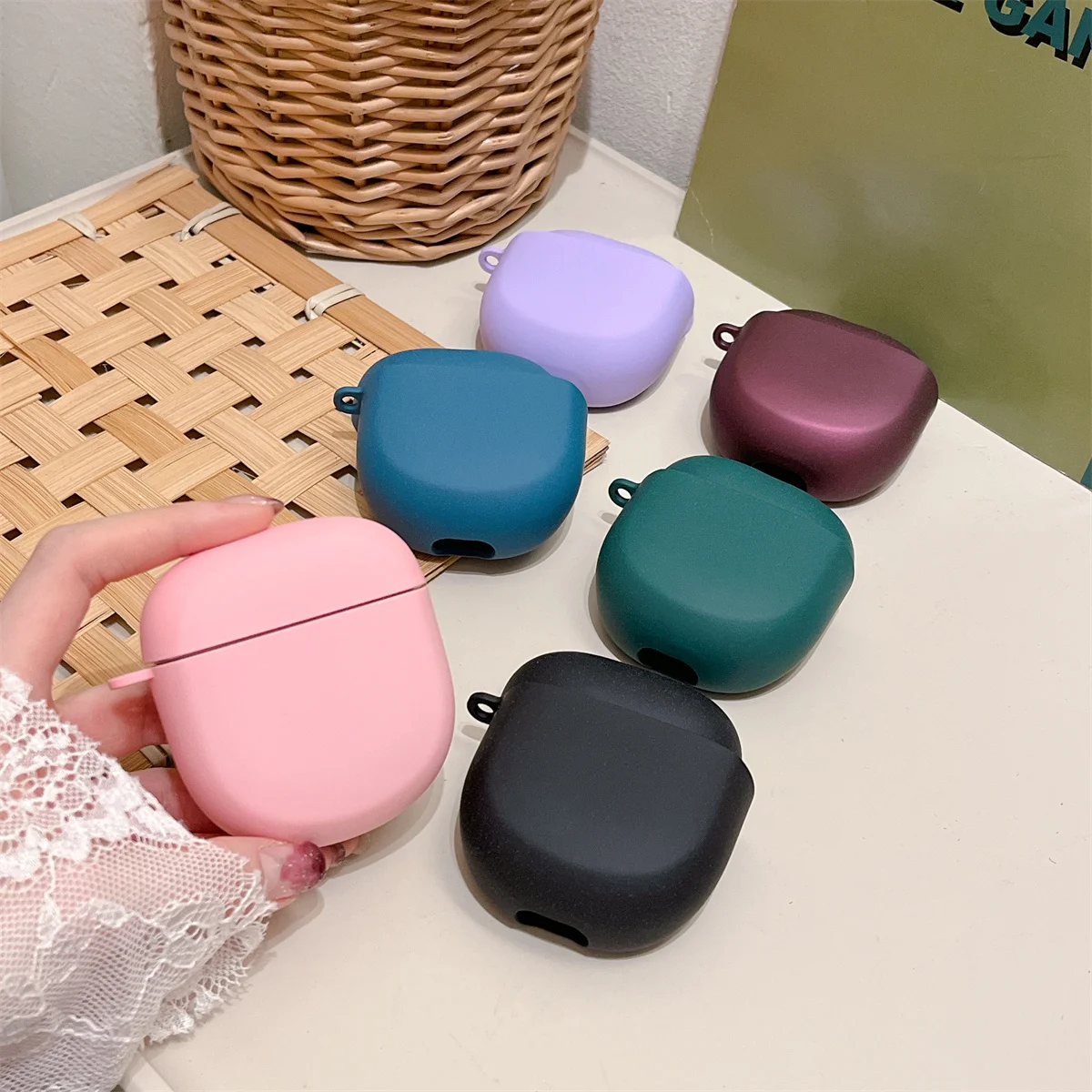 جراب حماية من القشرة الصلبة بلون BOSE ، سماعات أذن فائقة الراحة ، سماعات أذن هادئة مريحة ، علبة 2 Gen