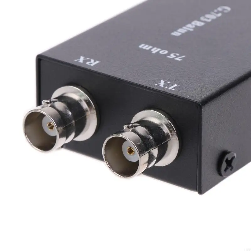 E1PF BNC đến RJ45 Transment G703 Coanxial đã giải quyết 75OHM Trục đồng thành 120ohm chuyển đổi tín hiệu