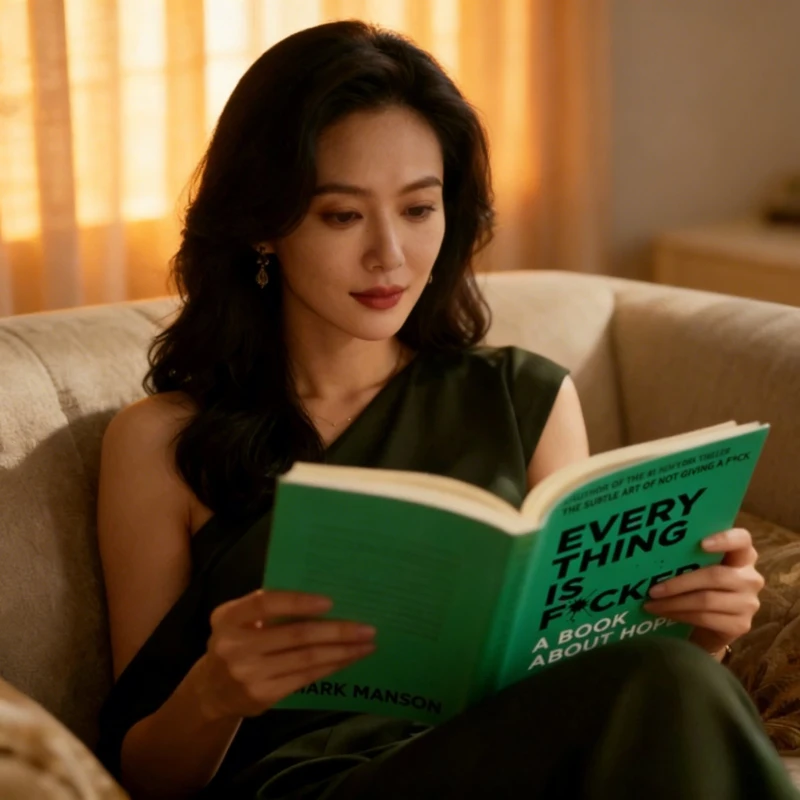 

The Subtle Art of Not Giving A F*ck / Every Thing Is F*cked By Mark Manson Self Management Stress Relief Book