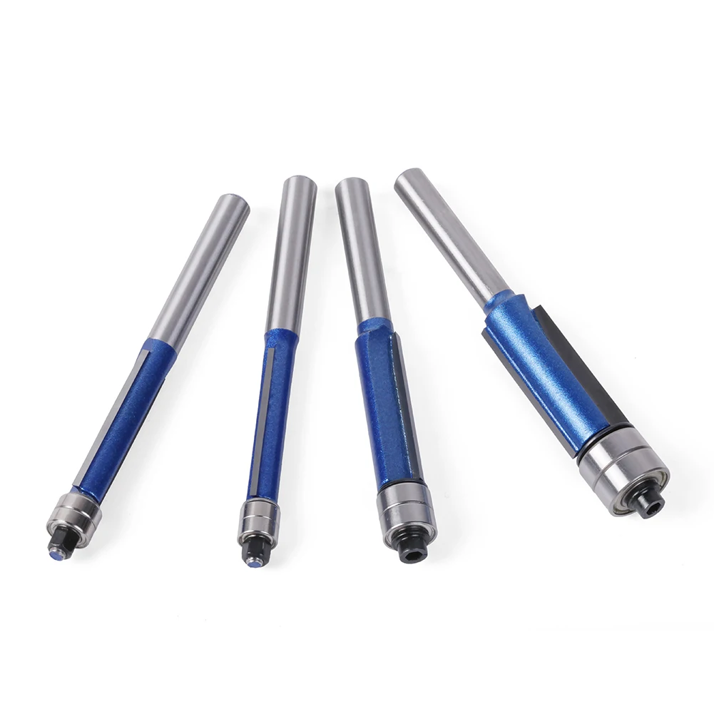 Imagem -03 - Shank Flush Trim Bit com Dois Rolamentos Bits Router para Cortadores de Madeira 14 14 38 12 mm