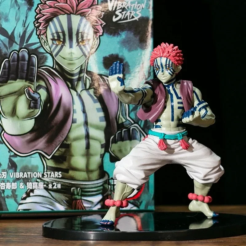 

15cm Demon Slayer Anime Figure Model Juuni Kitsuki Akaza Battle Figure Doll Kimetsu No Yaiba Desktop Decoration Collection Gifts