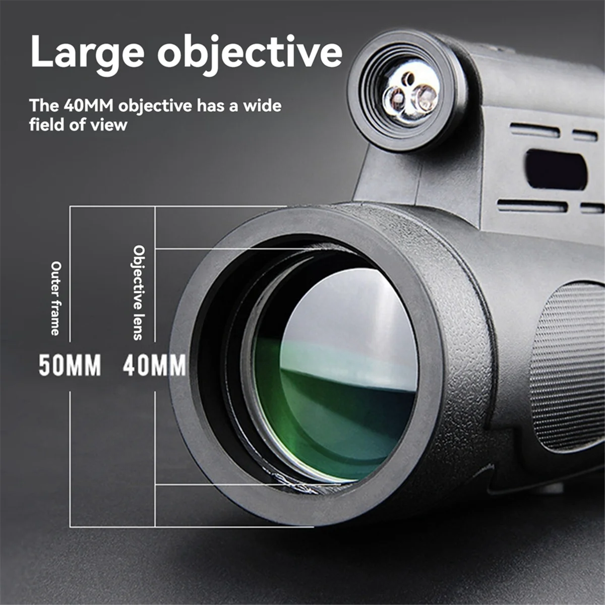

AA85 12x50 Monoculars BAK4 Prism Portable HD Monocular Telescope Lighted Telescope for Birdwatching Hiking Monocular,Standard