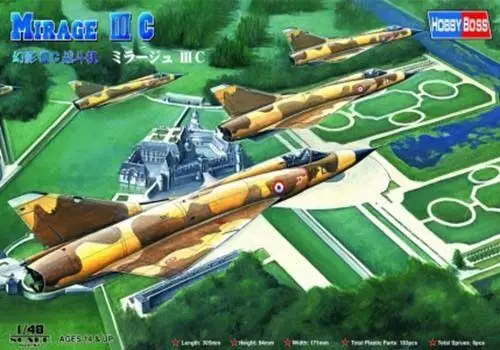 HobbyBoss 80315 1/48 scale Dassault Mirage IIIC Fighter Model kit