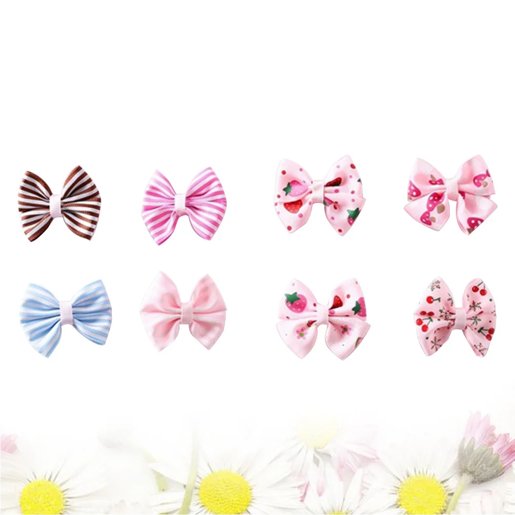 

15pcs Glitter Flower Clips Mixed Colors Fabric Covered Hair Accessories For Little Fine Hair Barrettes