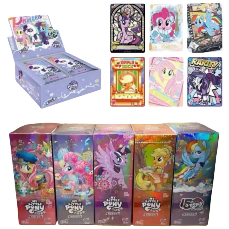 

KAYOU новая официальная версия аниме пони Баоли дружба вечная карта забавная сумка для теней шестья круглая коллекционная карта серии