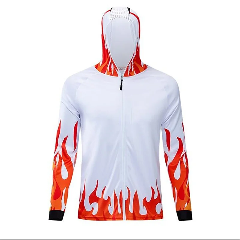

2024 New Professional Breathable Quick Dry Fishing Hoodie Anti-UV Outdoor Men Clothes Fishing Shirt Fishing Jersey
