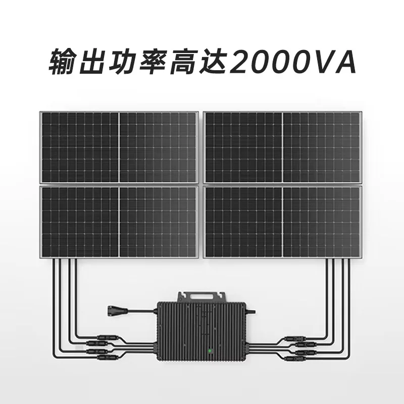 Industrial and commercial micro inverters Three-phase output solar inverters One-to-four adaptable high-power modules