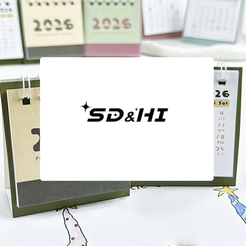 

Мини-простой календарь, маленький настольный календарь, креативный календарь-планировщик, украшение для рабочего стола, офисные канцелярские принадлежности