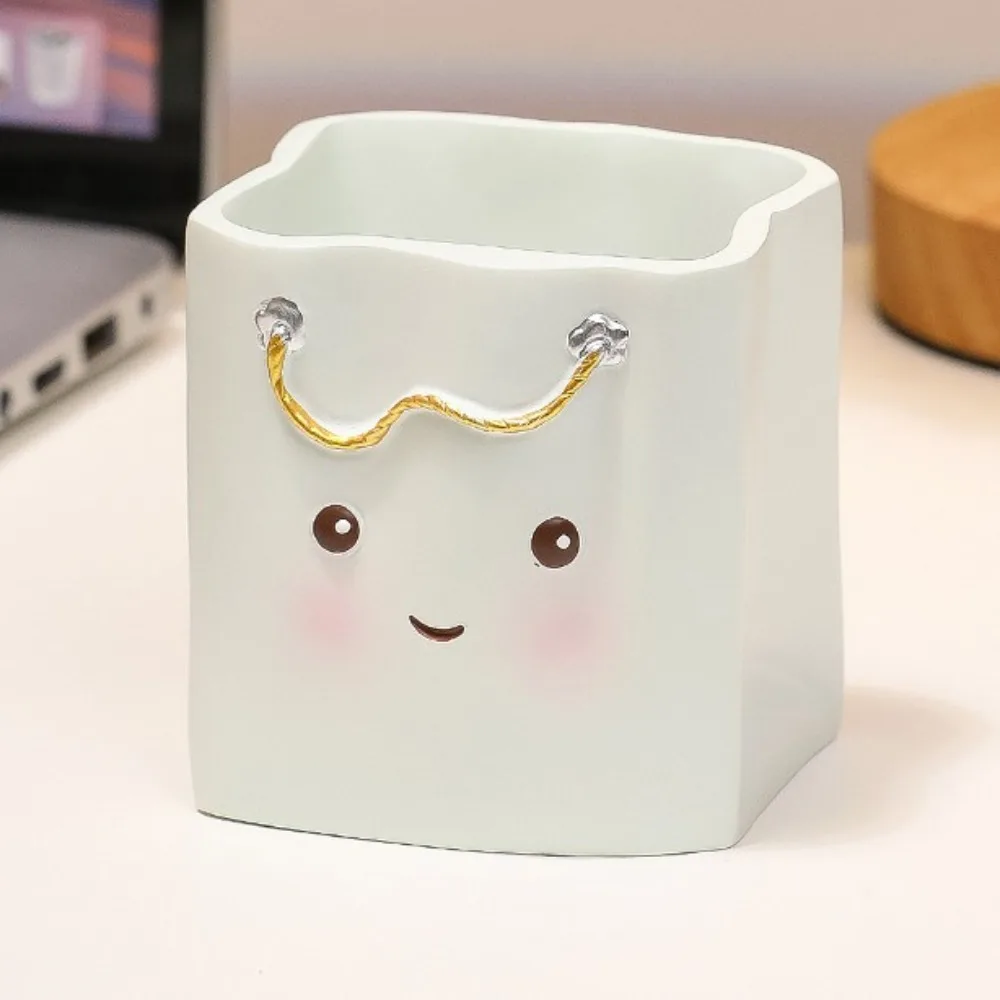 سعة كبيرة حامل قلم مكتب متعدد الوظائف منظم قرطاسية فرشاة للمكياج حامل صندوق تخزين قلم رصاص Kawaii المنظم #4