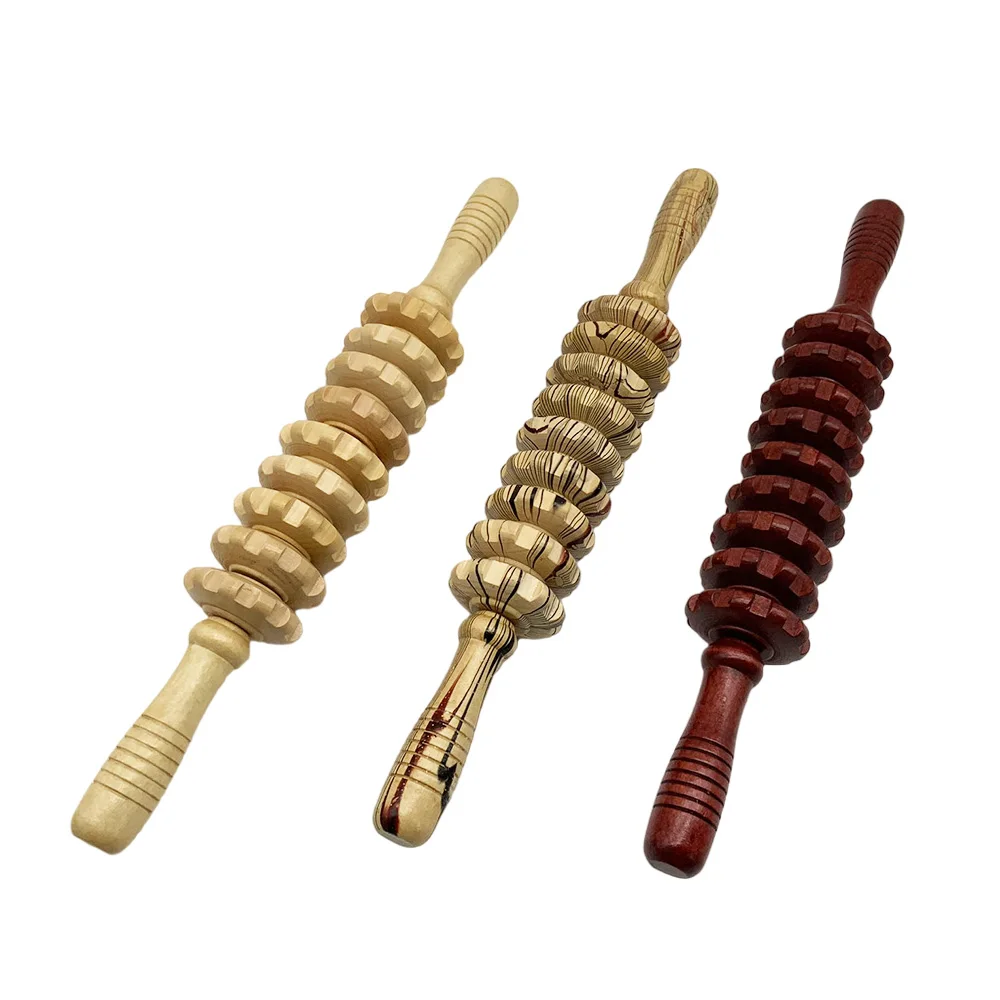 

Wood Therapy Roller Massage Tool Lymphatic Drainage Massager Anti Cellulite Rollering Wood Therapy Tools for Body Slim Shaping