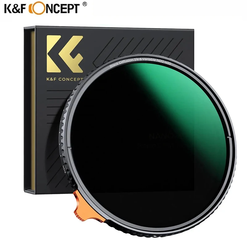 

K&F Concept Nano-X Variable ND2-N400 ND Filter 49-105mm Adjustable Neutral Density Camera Lens Filter 28-Layer Coated Waterproof