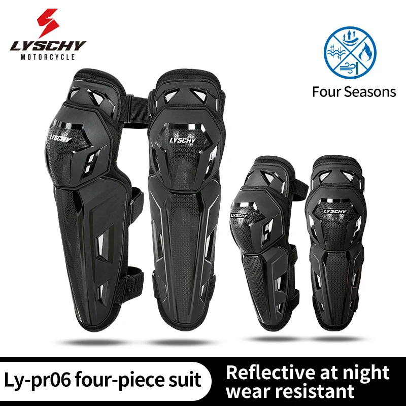 Motorcycle Thickened Knee Pads Protective Gear Equipment Motocross Protection Riding Elbow Guard Knee Pad Protector Kit