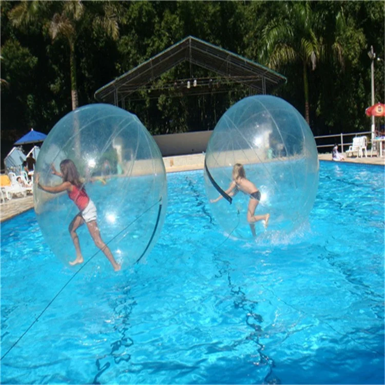 Clear Waterw Ball in vendita 1.5M/2M gonfiabile Water Walking Ball Summer Pool Game palline giocattolo attrezzature per giochi d'acqua spedizione gratuita