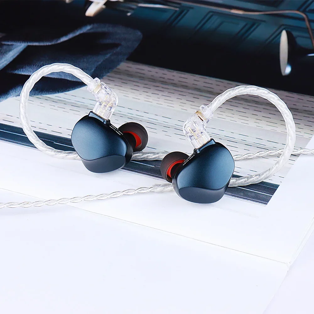 TRN VX Pro HIFI in Ear Earphones 8BA+1DD Hybrid Metal IEM Monitor Running Headphones Earplug Headset BAX MT3