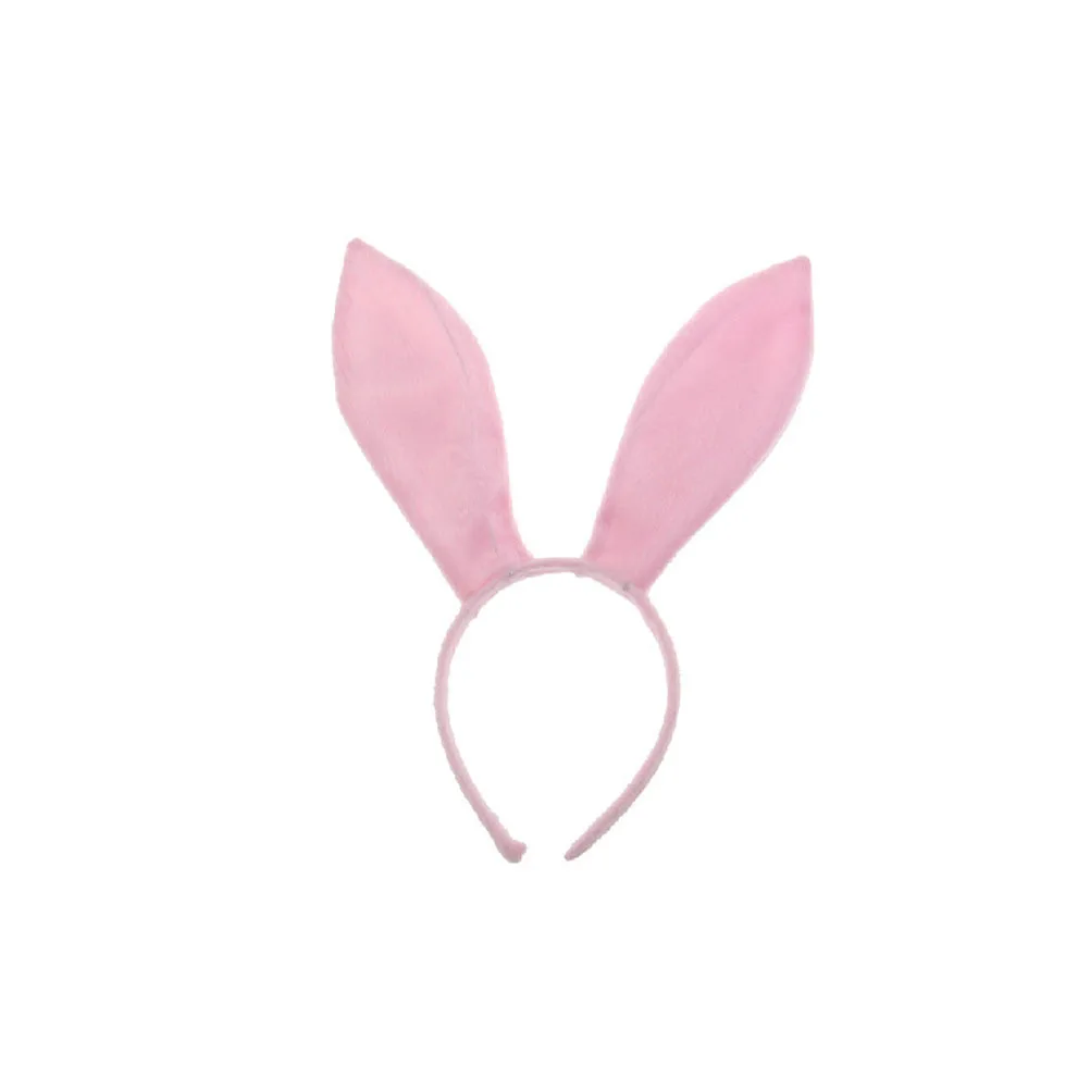 3개입 토끼 꼬리 세트와 귀 머리띠, 부활절 축하 의상, 댄스, 가면극, 재미를 위한 세련된 토끼 테마 파티 용품