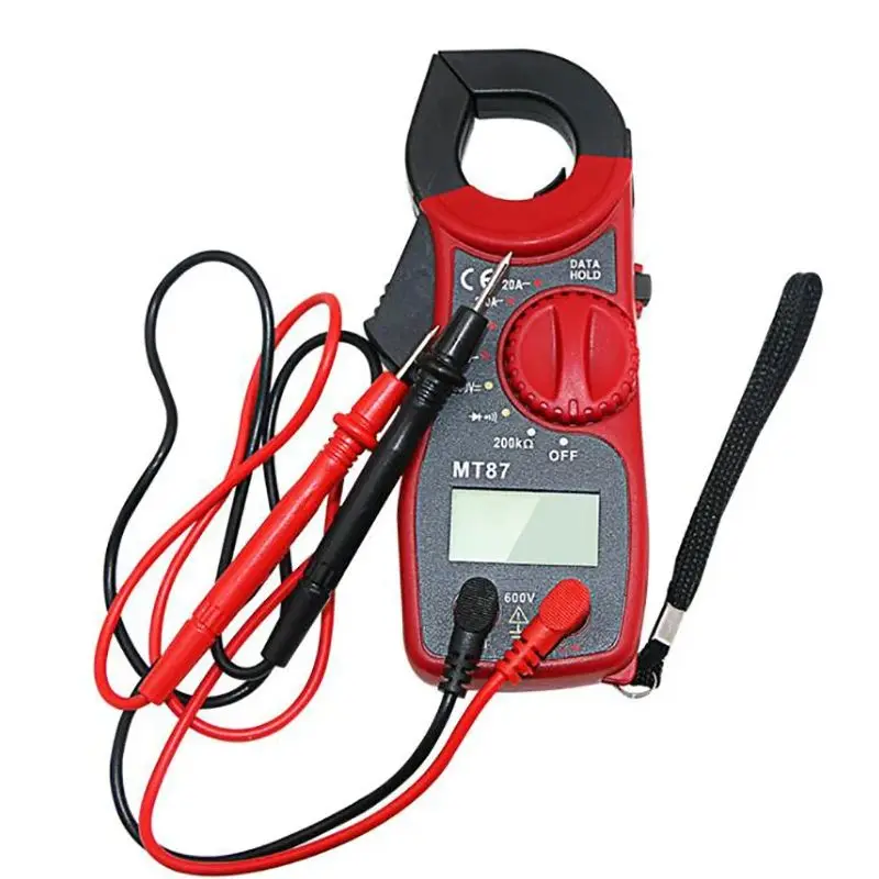 Electrical Tester, Digital Count Clamp Meter DC/AC Multimeter Eletric Ammeter Voltage Tester Ohm High Precision Detector Tool