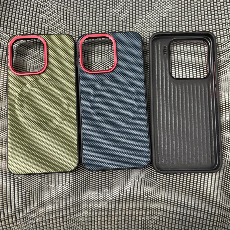 حافظة مغناطيسية لهاتف اوبو فايند X9 برو MagSafe من النايلون المنسوج غير اللامع غطاء صديق للبشرة لـ Find X9Pro 5G ممتص للصدمات