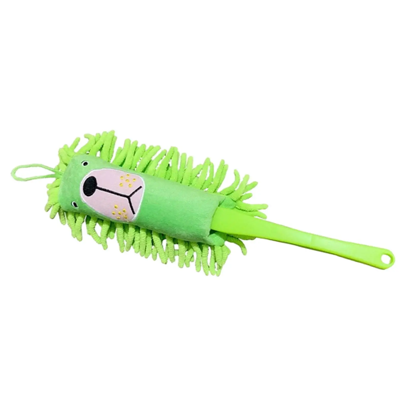 Comfortable Grip Microfiber Duster for Household Chores with Cartoon Appearance for Children Pretend Play and Real Cleaning