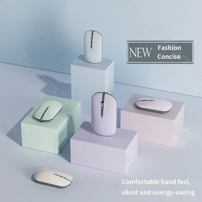 

Wireless 2.4G Bluetooth Dual-mode Mouse Resulotion Adjustable Rechargeable Magnetic Suction Cover Office Use Mause Mute Button