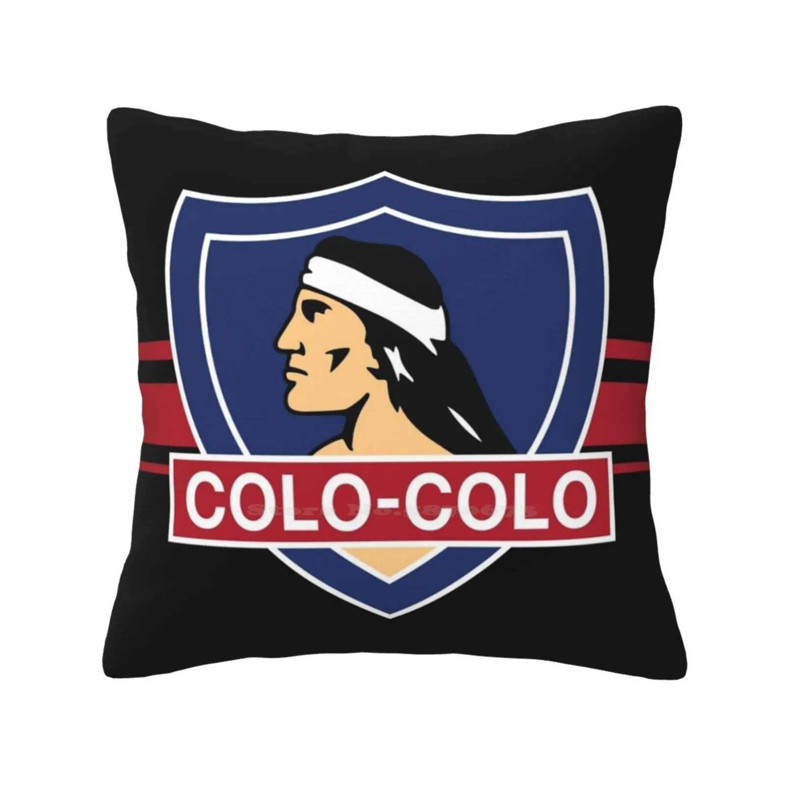 Stripes Of My Heart Colo-Colo , Chile Home Sofa Car Cushion Cover Pillowcase Chile Visit Santiago Santiago Football Santiago