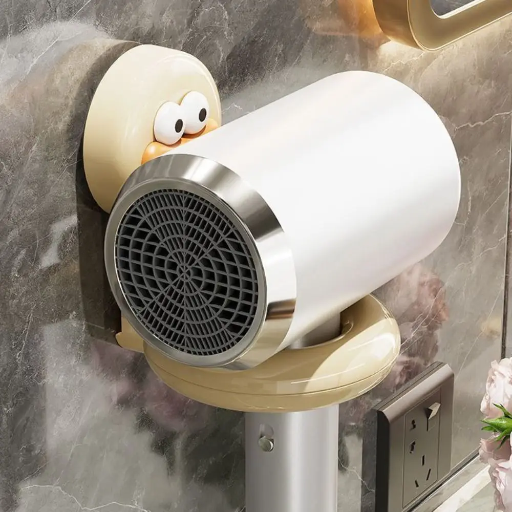 

Plastic Hair Dryer Holder Wall-Mounted Punch-Free Hair Dryer Racks Waterproof Stylish Hair Dryer Storage Bracket
