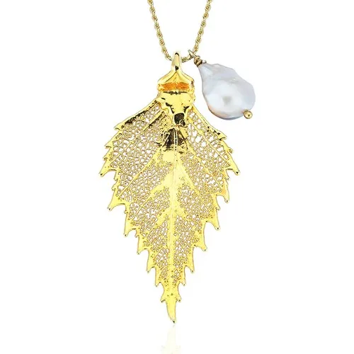 Sufi Design Real Leaf Pendant